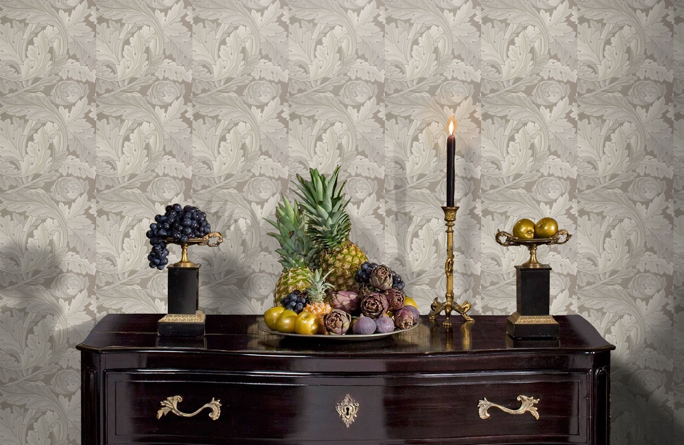 Обои 212553 фото в интерьере гостиной