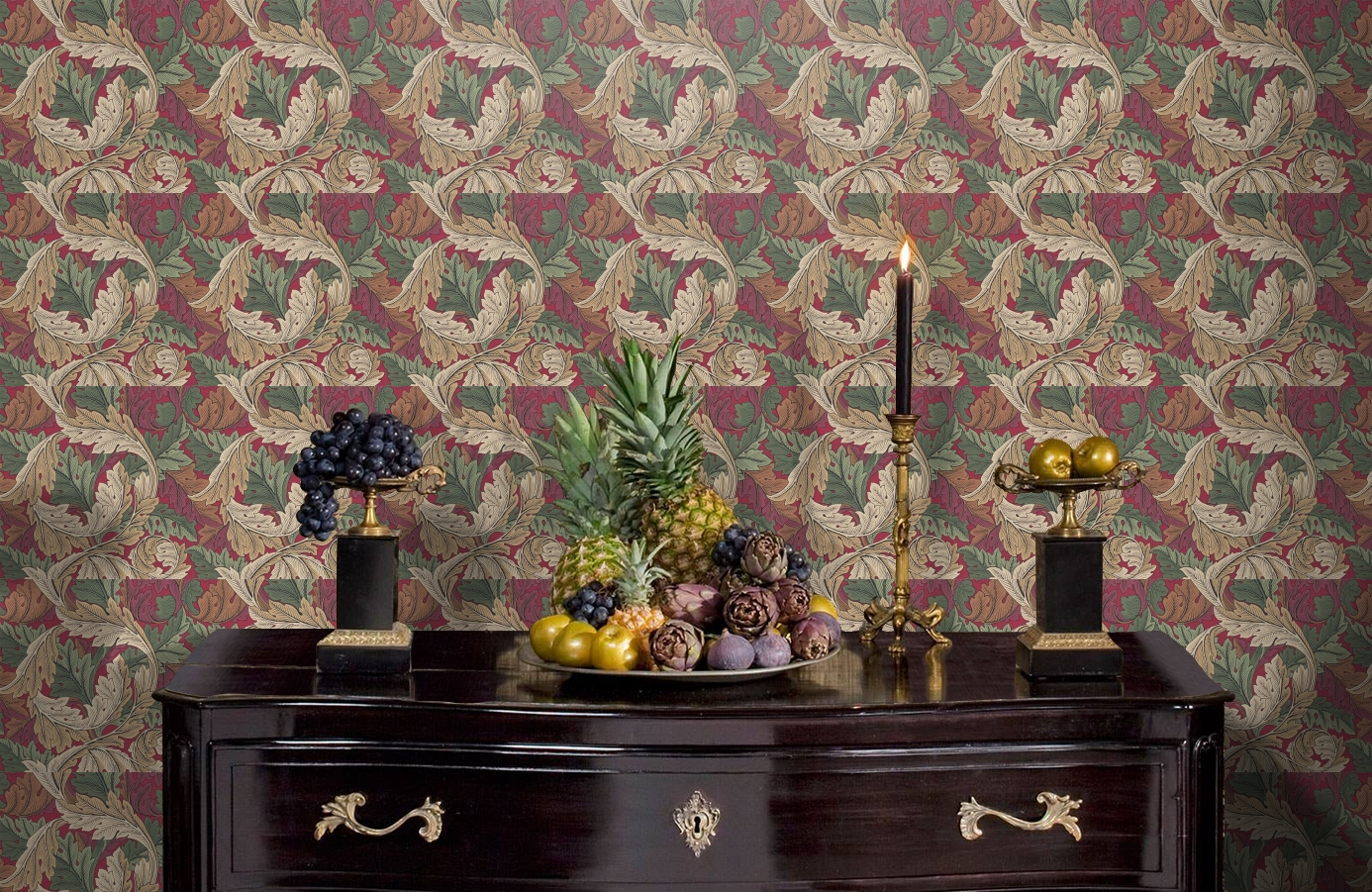 Обои 216439 фото в интерьере гостиной