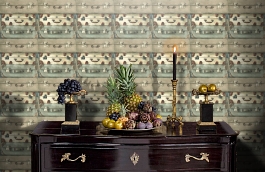 Обои NH31304 фото в интерьере гостиной превью