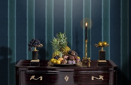 Обои 070421 фото в интерьере гостиной превью