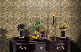 Обои SEN18528 фото в интерьере гостиной превью