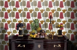 Обои 111085 фото в интерьере гостиной превью