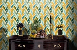 Обои 112205 фото в интерьере гостиной превью