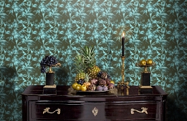 Обои 1985-4 фото в интерьере гостиной превью