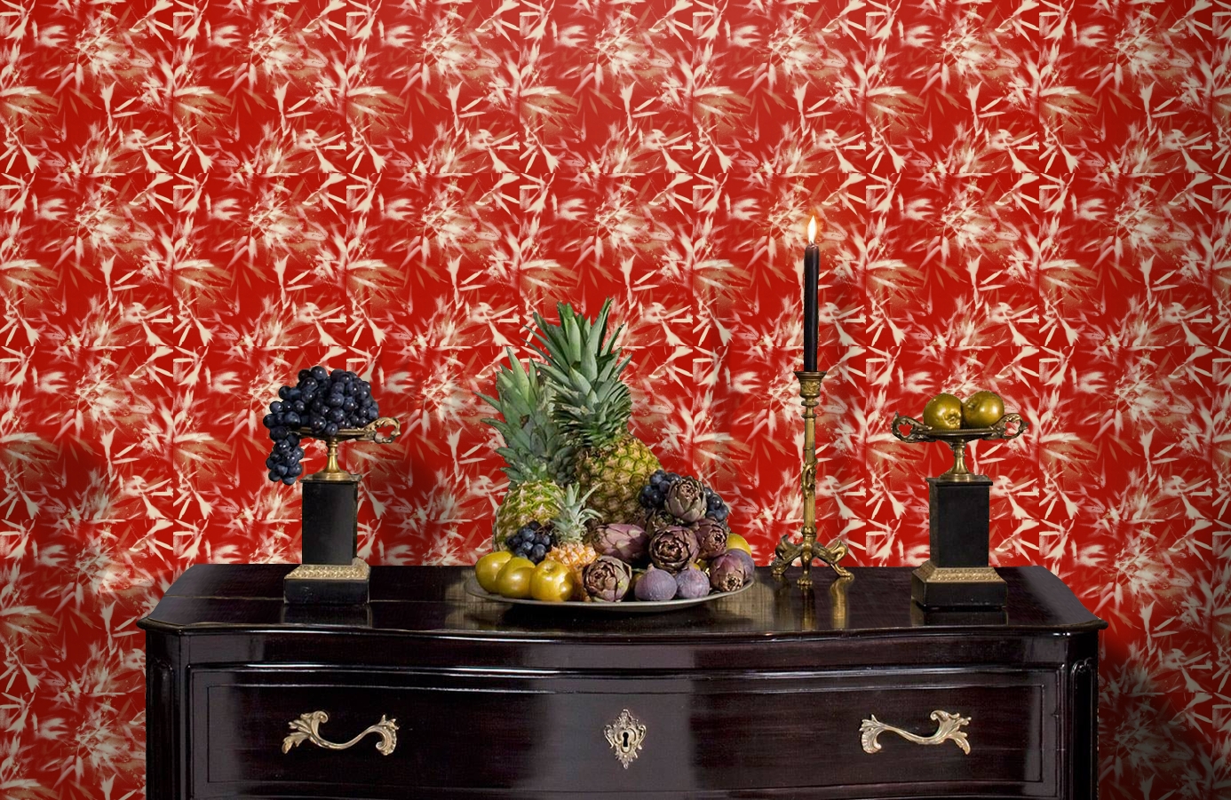 Обои 1985-6 фото в интерьере гостиной