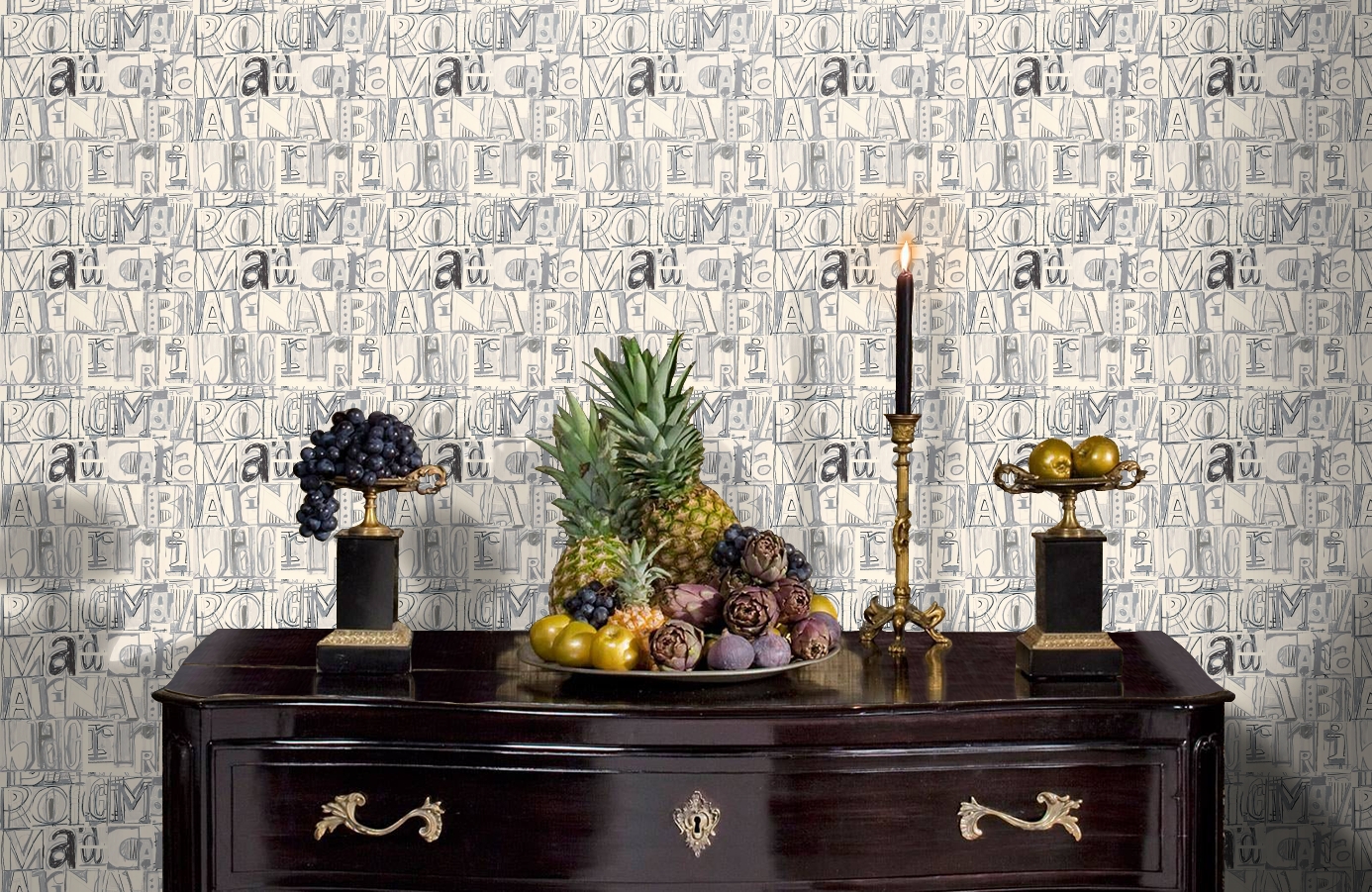 Обои 1990-2 9 фото в интерьере гостиной