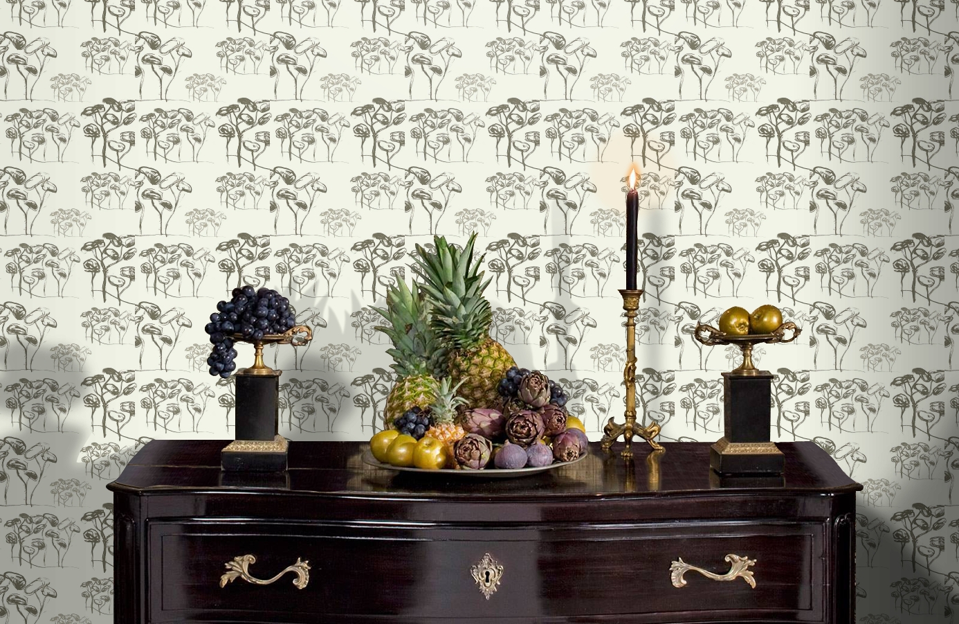 Обои 1996-3 9 фото в интерьере гостиной