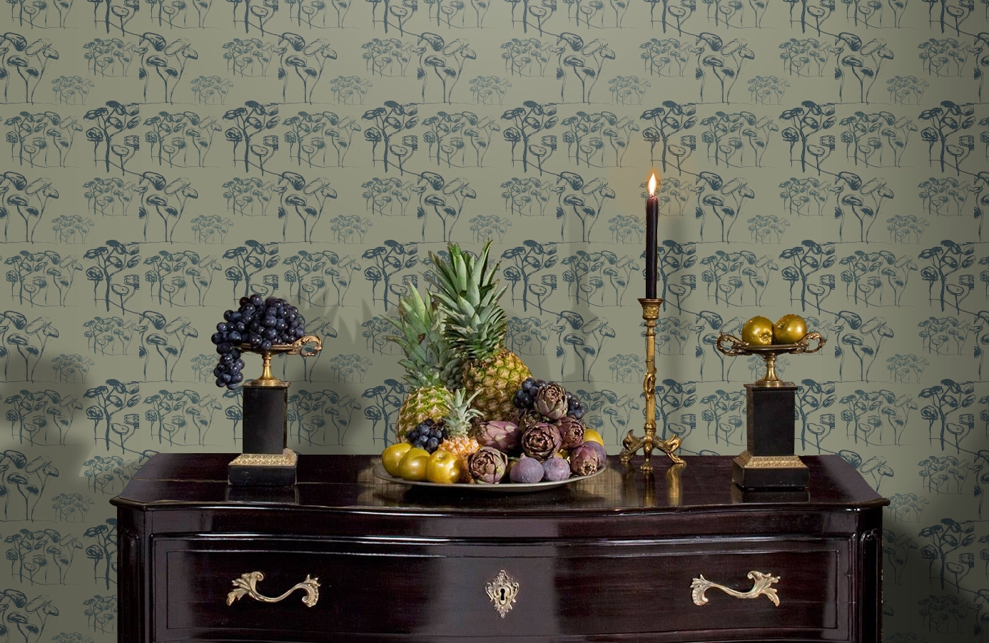 Обои 1996-5 9 фото в интерьере гостиной