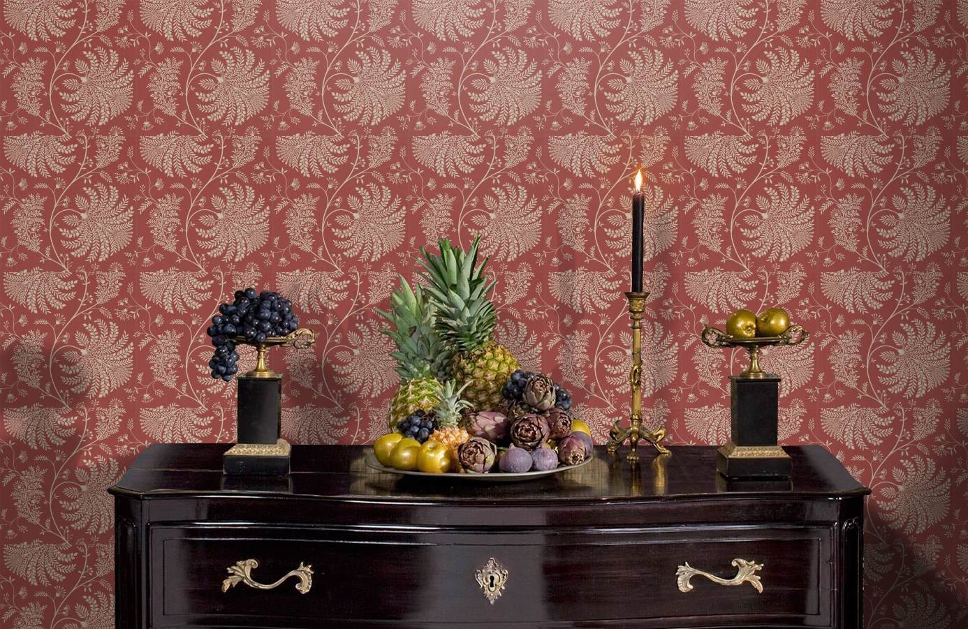 Обои 216339 фото в интерьере гостиной