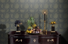 Обои 216345 фото в интерьере гостиной превью