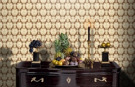 Обои 839-T-4938 фото в интерьере гостиной превью