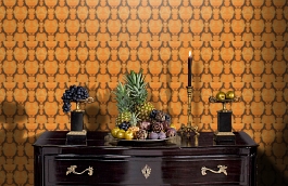 Обои 839-T-4940 фото в интерьере гостиной превью