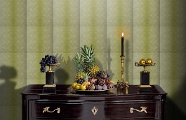 Обои DOPWDE101 фото в интерьере гостиной превью