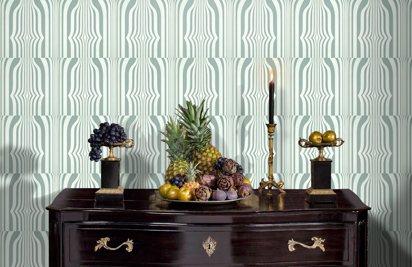 Обои DVIWCO104 фото в интерьере гостиной