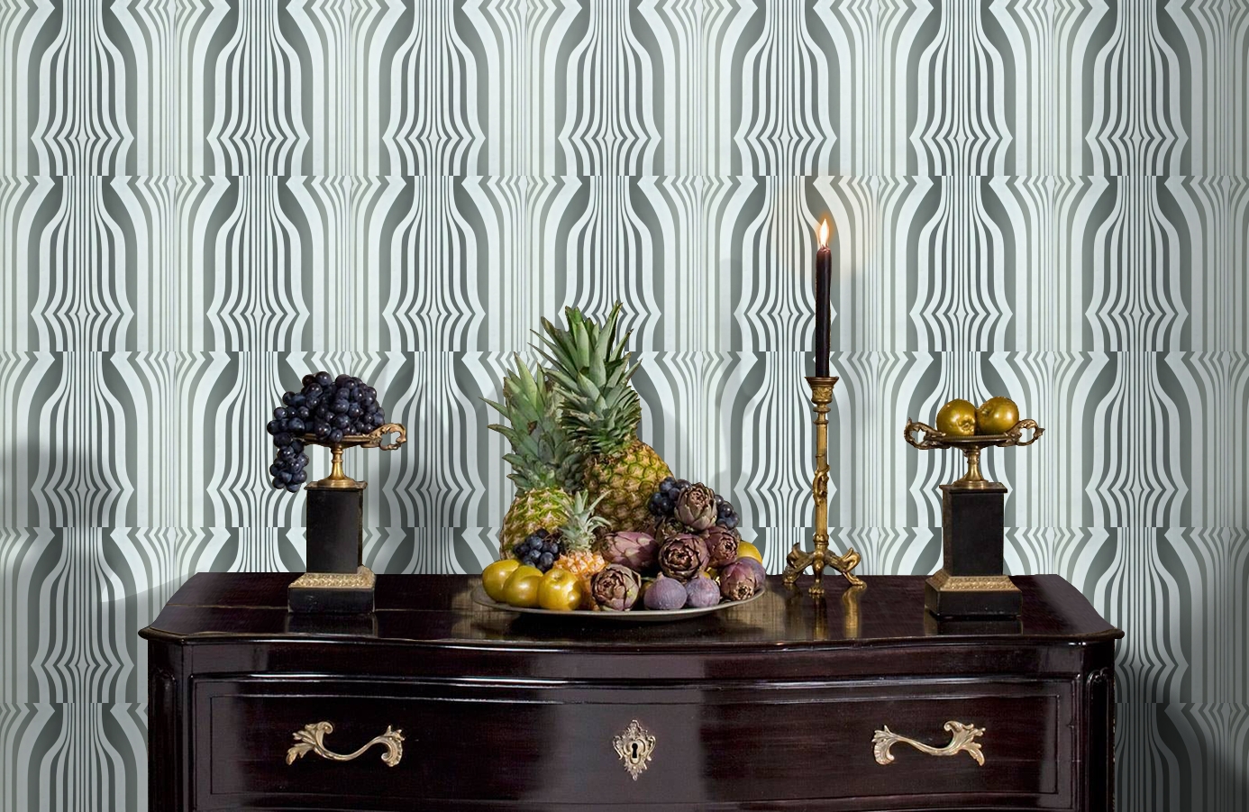 Обои DVIWCO105 фото в интерьере гостиной