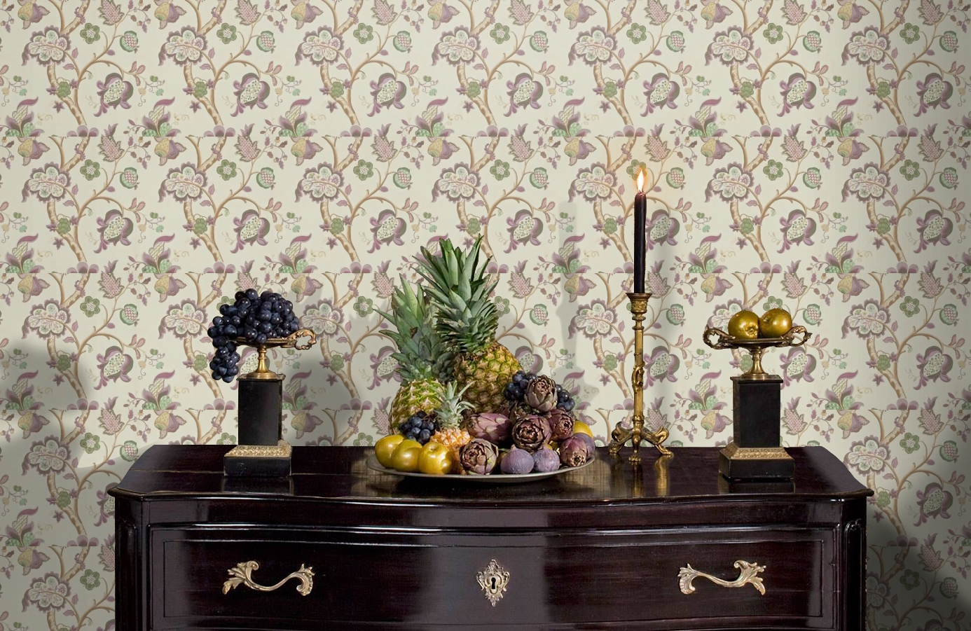 Обои DVIWRO106 фото в интерьере гостиной