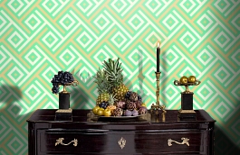 Обои GT20304 фото в интерьере гостиной превью