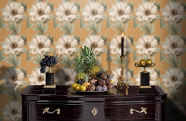 Обои HT70005 фото в интерьере гостиной превью