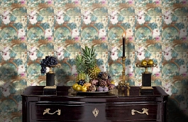 Обои IWB00415 фото в интерьере гостиной превью