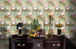 Обои IWB00423 фото в интерьере гостиной превью