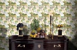 Обои IWB00439 фото в интерьере гостиной превью