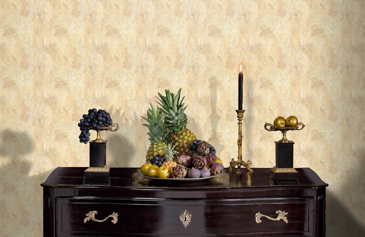 Обои LD81005 фото в интерьере гостиной