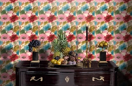 Обои LW40504 фото в интерьере гостиной превью