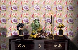 Обои TR20501 фото в интерьере гостиной превью