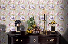 Обои TR20502 фото в интерьере гостиной превью