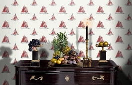 Обои CR70201 фото в интерьере гостиной превью