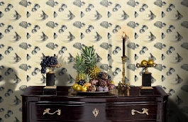 Обои CR70312 фото в интерьере гостиной превью