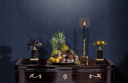 Обои CR72611 фото в интерьере гостиной превью