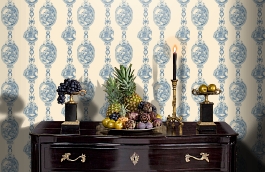 Обои TL63702 фото в интерьере гостиной превью