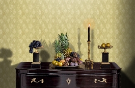 Обои UT30203 фото в интерьере гостиной превью