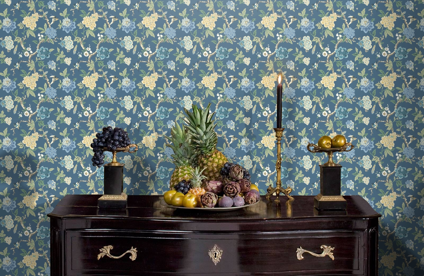 Обои GP5903 фото в интерьере гостиной