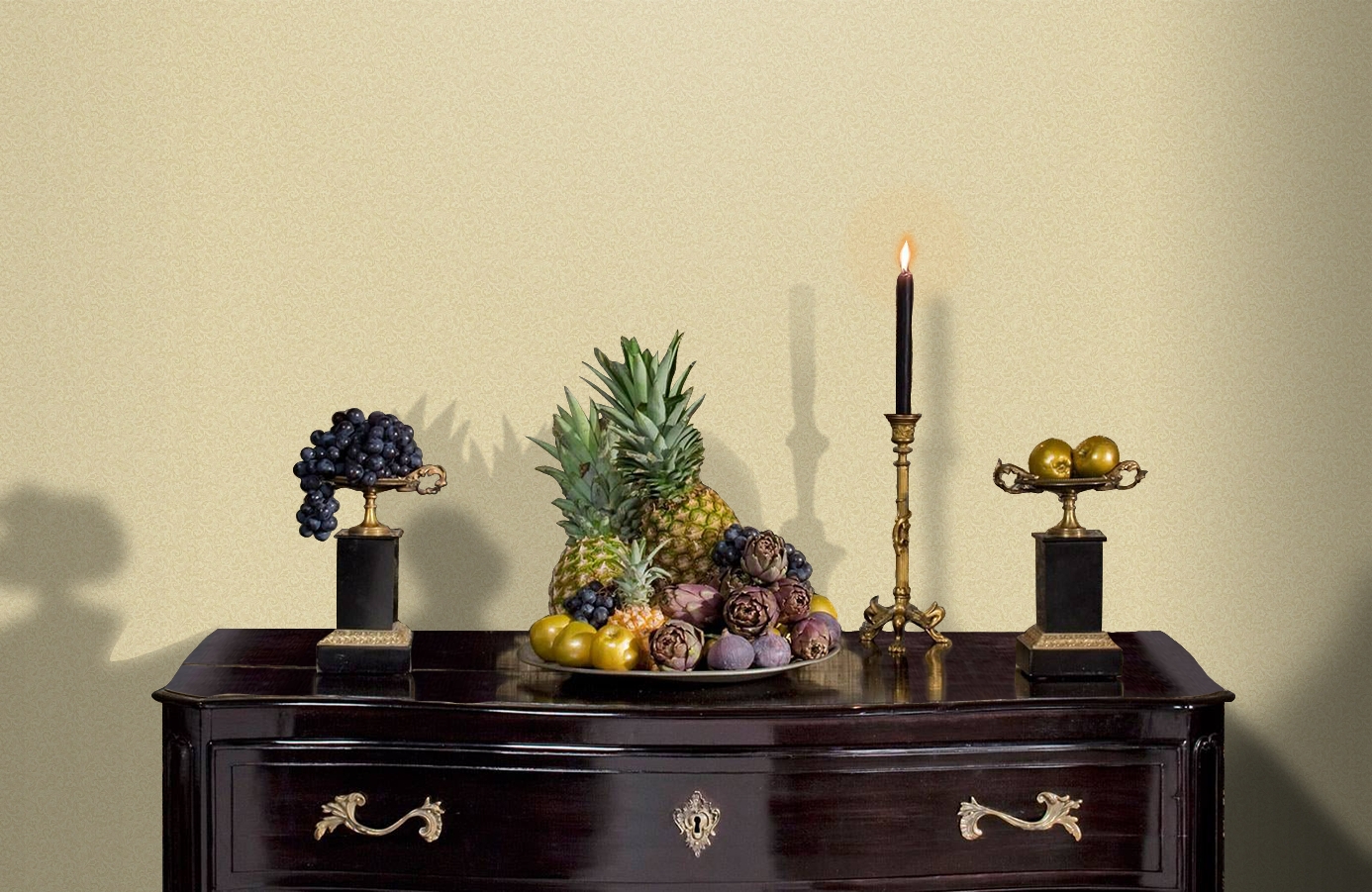 Обои SH5519 фото в интерьере гостиной