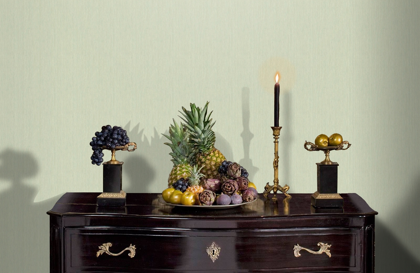 Обои SH5618 фото в интерьере гостиной