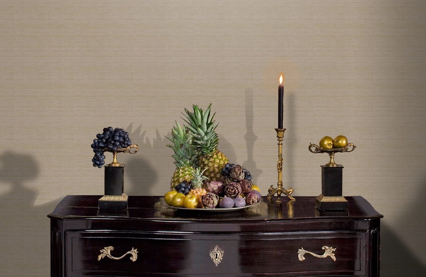 Обои TT6301 фото в интерьере гостиной