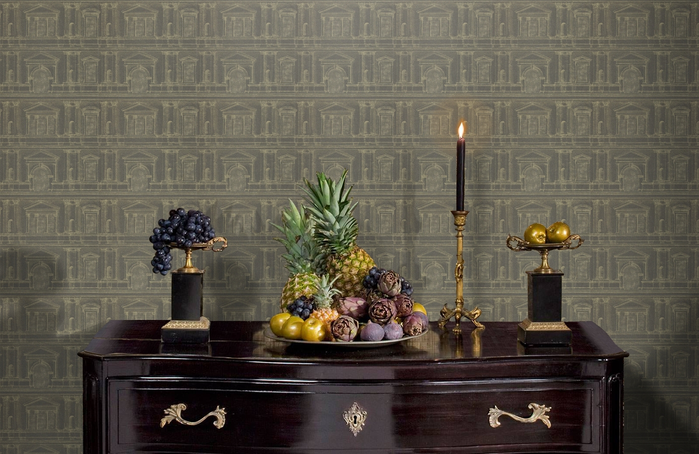 Обои ZINW310080 фото в интерьере гостиной Обои ZINW310080 фото в интерьере гостиной