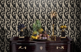 Обои ZTRA07004 фото в интерьере гостиной превью