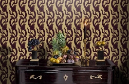 Обои ZTRA07005 фото в интерьере гостиной превью