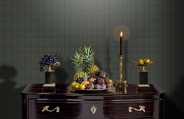 Обои KT10214 фото в интерьере гостиной превью