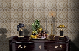 Обои 261001 фото в интерьере гостиной превью