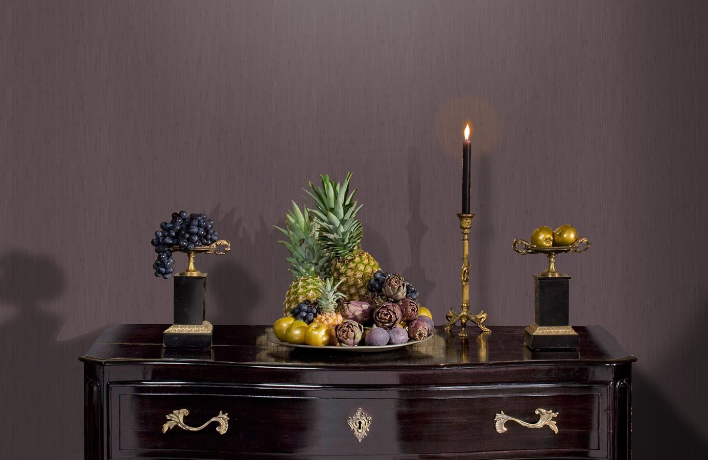 Обои 2663-30 фото в интерьере гостиной