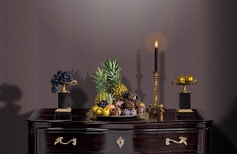 Обои 2663-30 фото в интерьере гостиной превью