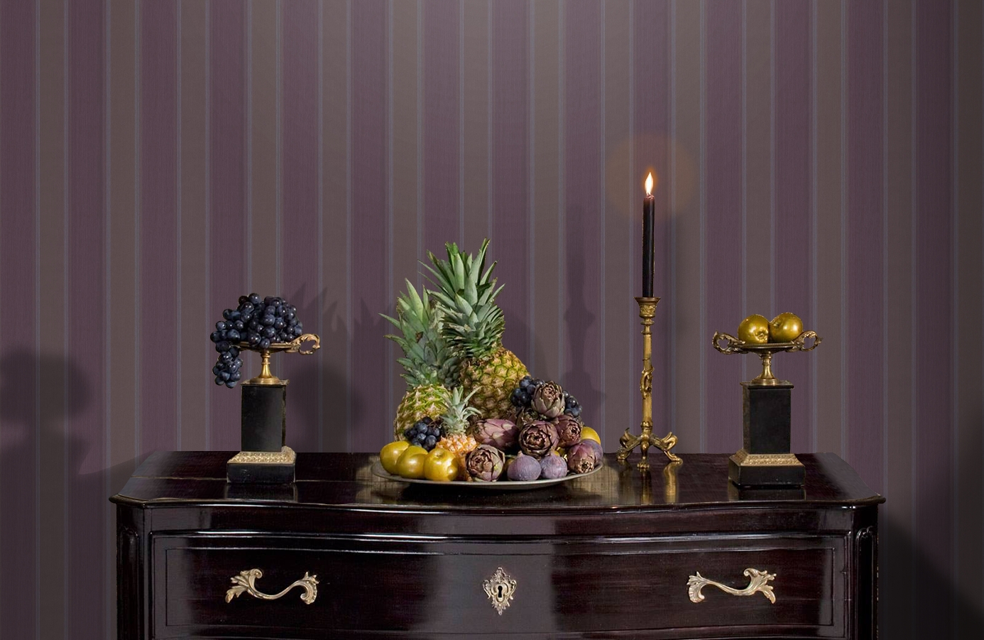 Обои 2664-39 фото в интерьере гостиной