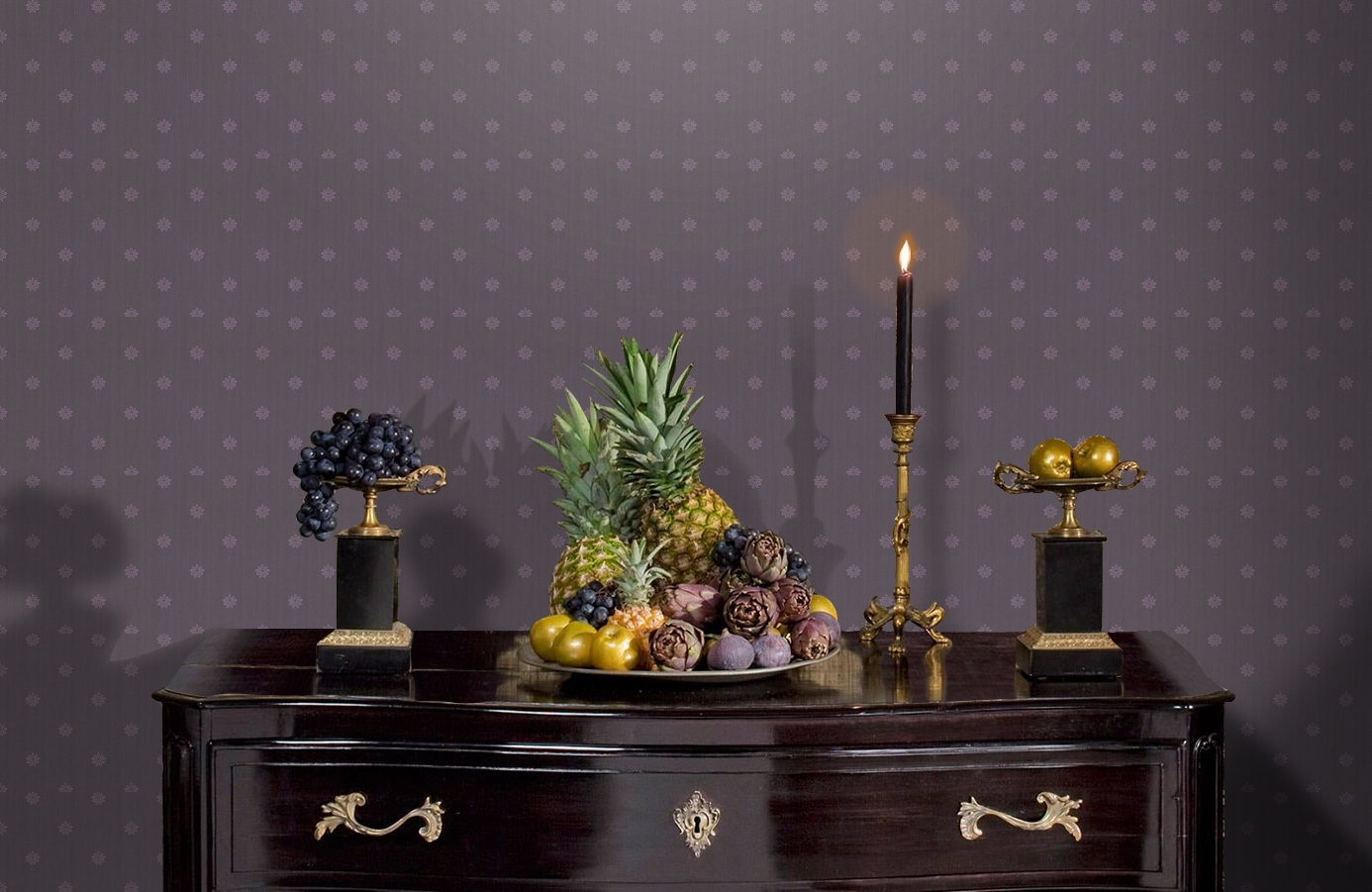 Обои 2665-38 фото в интерьере гостиной