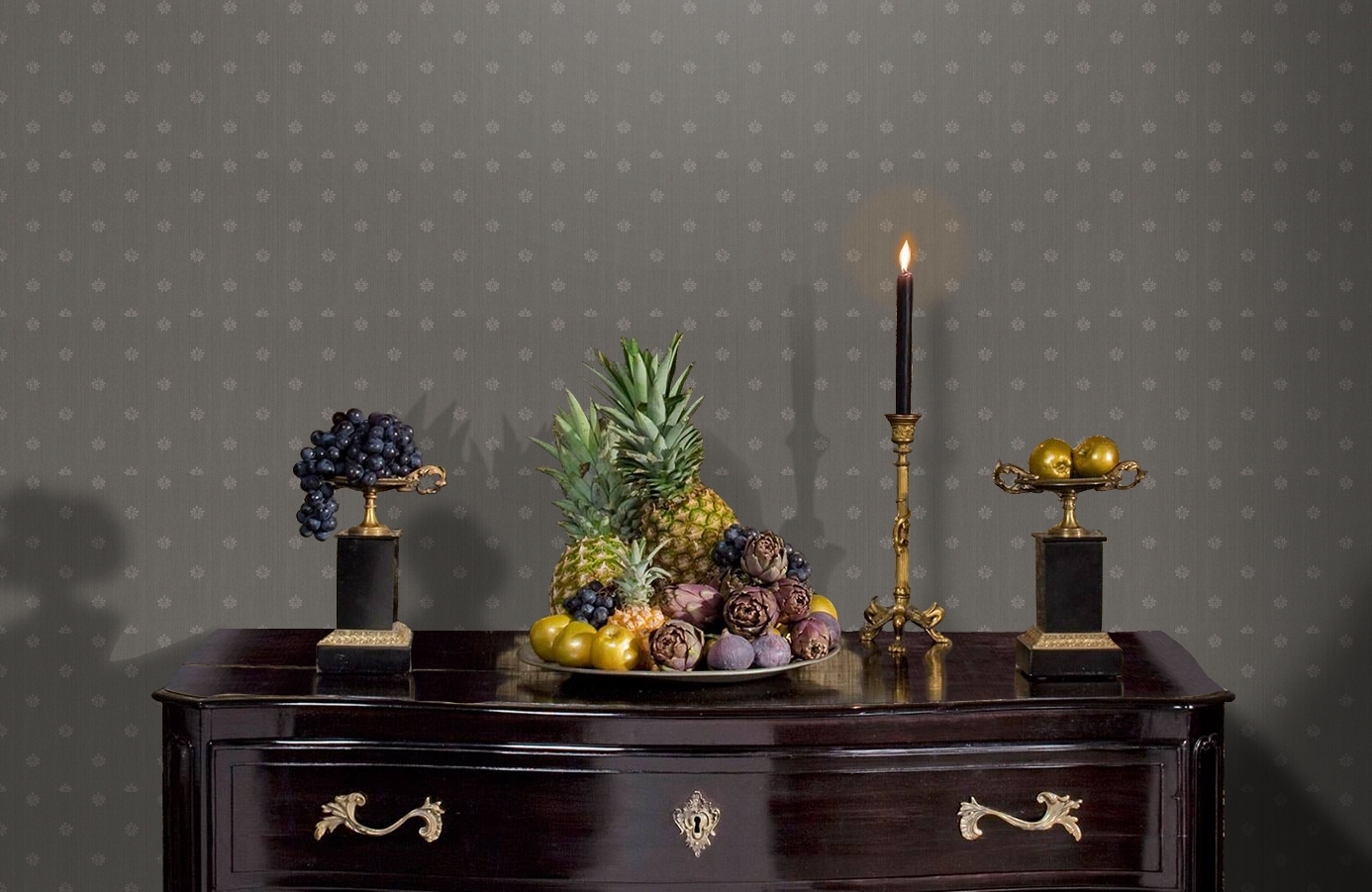 Обои 2665-45 фото в интерьере гостиной