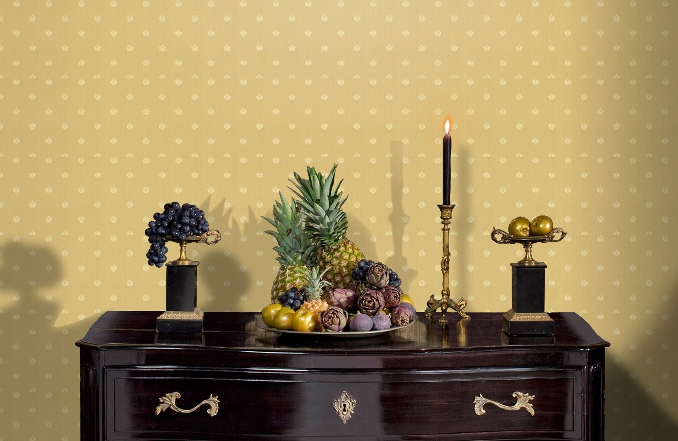 Обои 2665-52 фото в интерьере гостиной