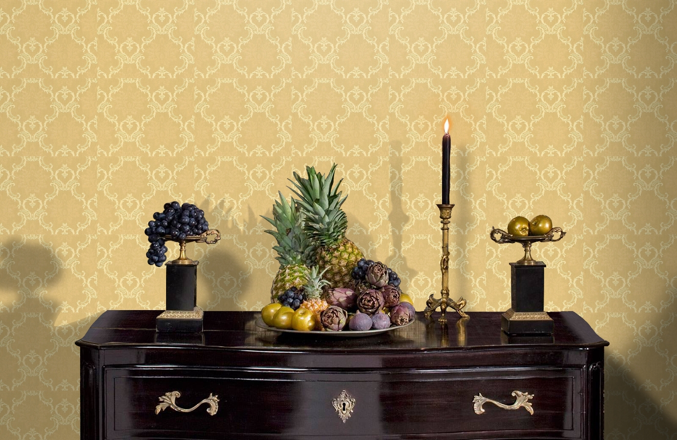 Обои 2666-51 фото в интерьере гостиной